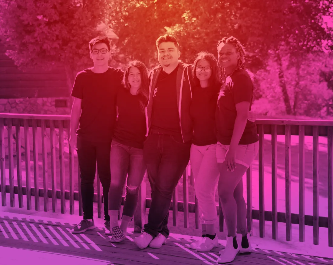 Students leading other students