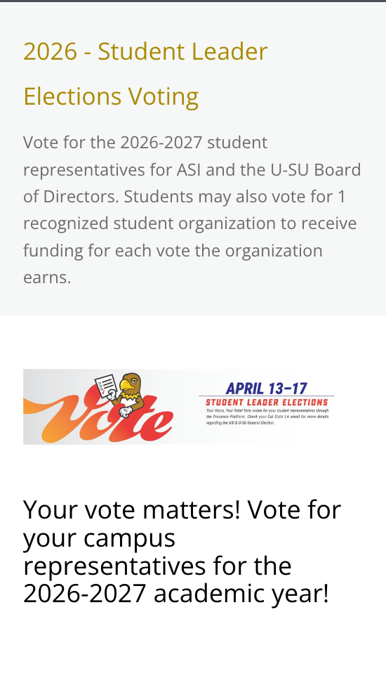 Screenshot of the hero header section of the Presence voting form.